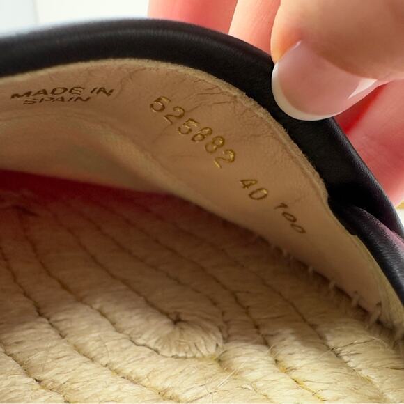 Gucci Canvas Logo Espadrilles 40 - Picture 11 of 13